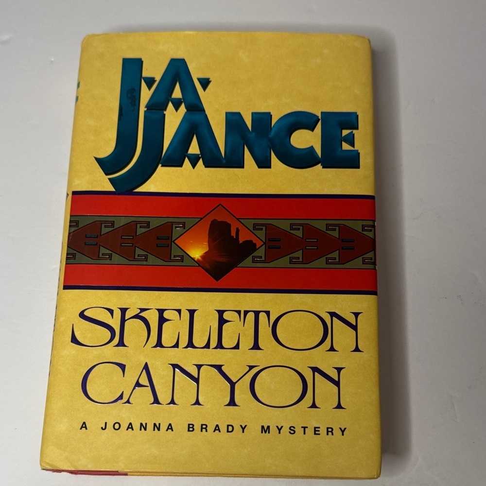 Skeleton Canyon by author J.A. Jance Hardcover Mystery Novel, Book, 1997